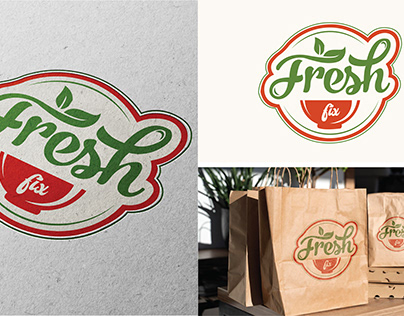 Fresh Fix | Mockup | Logo Design | Qasim Hussain