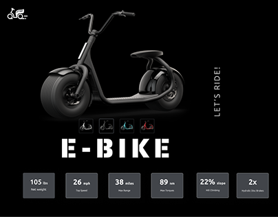 E-Bike UI & UX Design