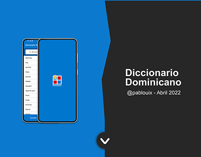 Diccionario Dominicano UI/UX design App