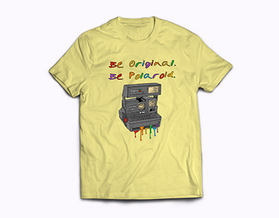 Polaroid T-shirt Design and Advertising