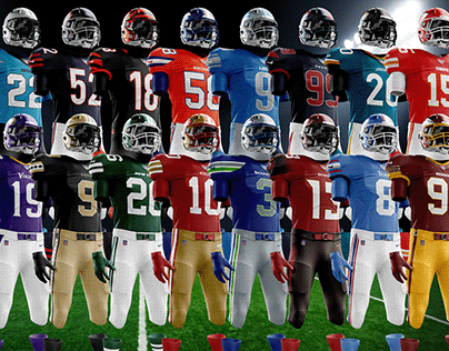 american football league uniforms