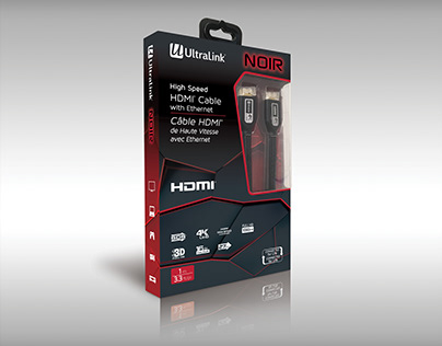 UltraLink NOIR HDMI Cable Packaging