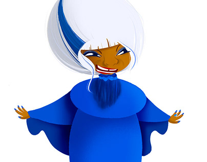 Celia Cruz character design