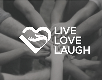 Monogram Design 'live Love Laugh' Foundation