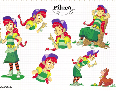 Model sheet Piluca
