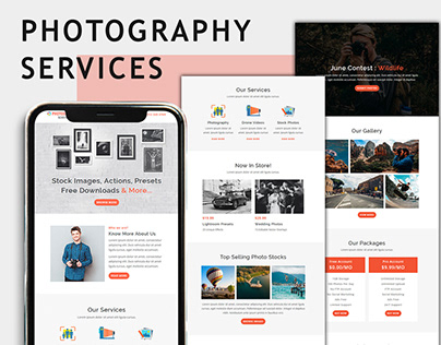 Photography Services Email Template