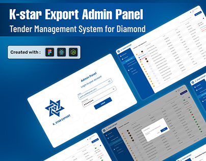 Project thumbnail - K-star Export | Admin panel