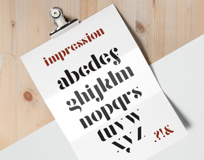 Impression Typeface