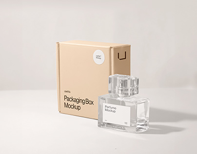 Perfume Bottle Mockup (PSD)