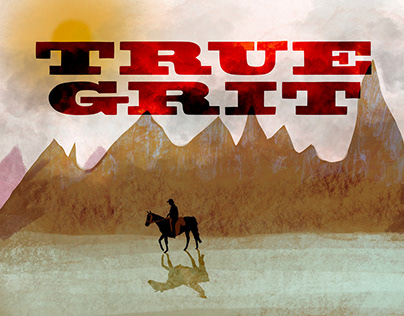 Reimagined True Grit poster.