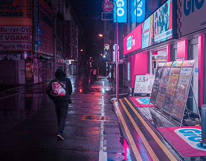 Tokyo in the Rain : Neo Tokyo