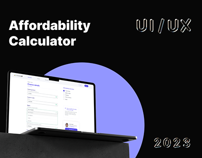 Affordability calculator for brockers UI/Ux design