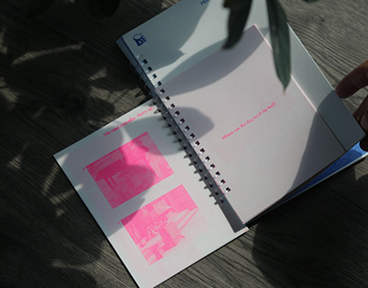 [Handmade Book Design] THERE IS NO STOOL, Risograph