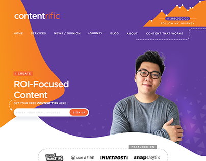 Contentrific Website UI