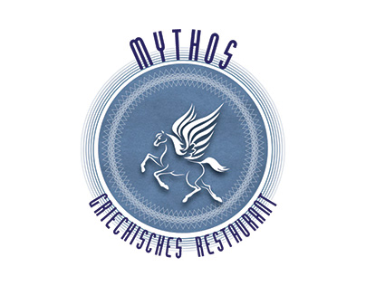 Logo for a greek restaurant