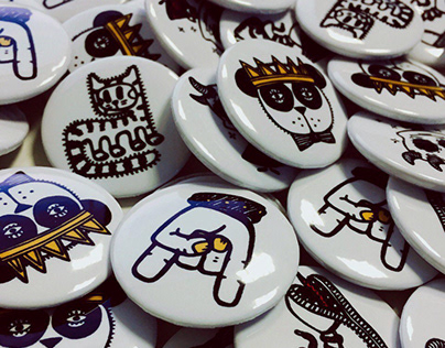 pin buttons