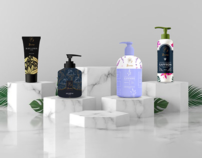 Packaging & Label Design for Toiletries