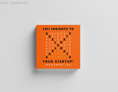 101 Insights to Axelerate Your Startup - Book Design