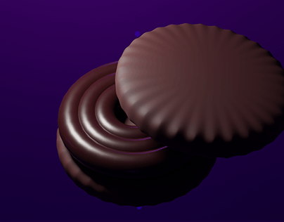 Biscuit 3D Layered Cake Loop