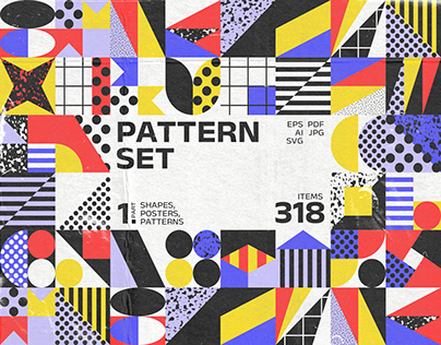 Project thumbnail - 318 Shapes Patterns Posters Part 1