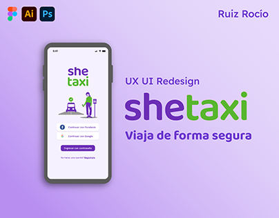 She Taxi - Rediseño UX/Ui