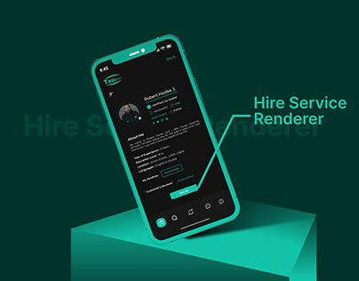 Service Renderer's Hire Page