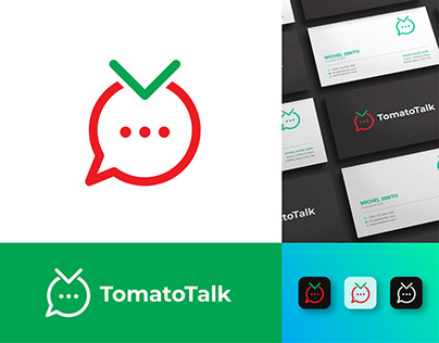 Tomato + Chat - Logo Design (Unused)