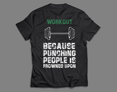 Fitness T- shirt Design