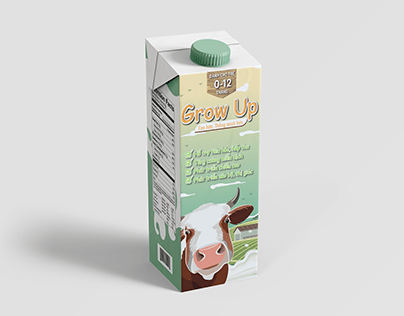 Grow up milk powder packaging