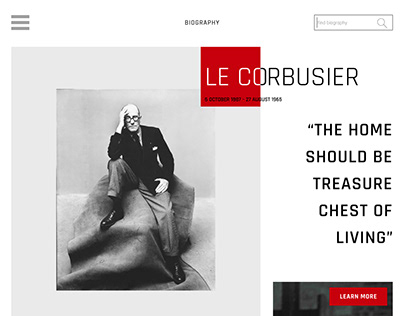 Le Corbusier's biography