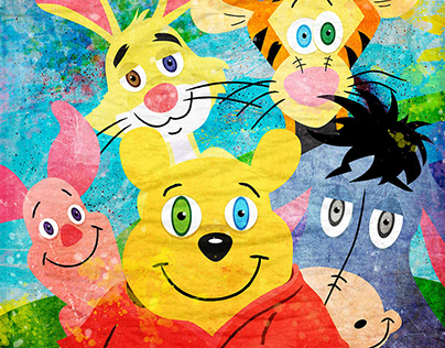 Pooh & Friends | Digital Illustration
