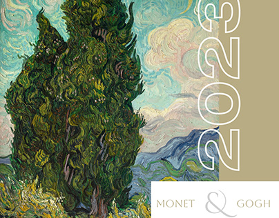 2023 Claude Monet & Vincent van Gogh Calendar