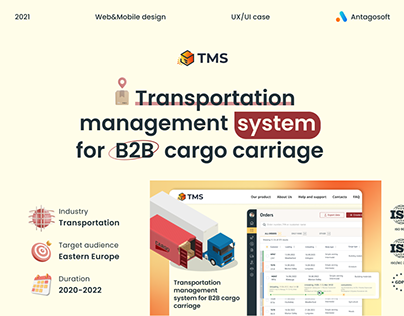 Transportation management system for B2B cargo carriage
