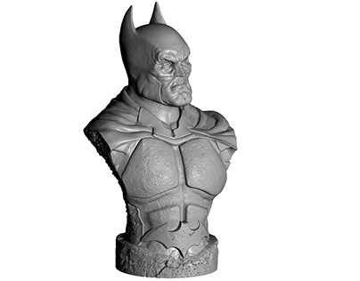 Batman bust for 3D print STL
