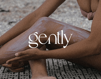 GENTLY · cosmetic visual brand Identity