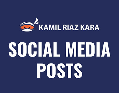 Social Media Designs for Kamil Riaz Kara