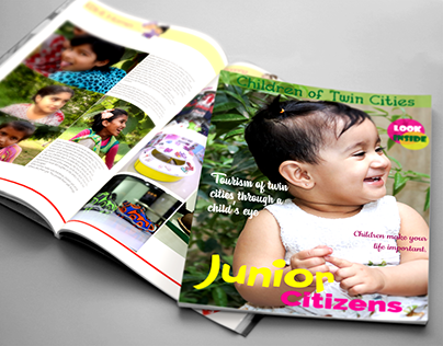 Photgraphic Magazine based on Children of Twin Cities