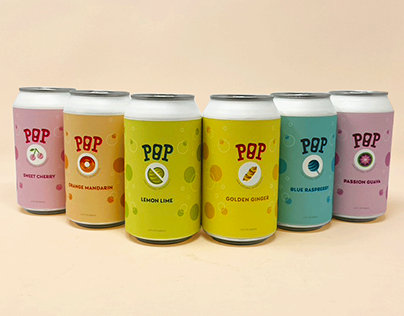 Pop Craft Soda Brand Packaging