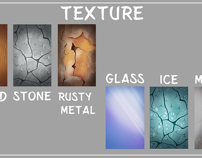 Rendering textures in a casual style
