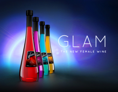"Glam" Female Wine - Product, Packaging & Brand Design