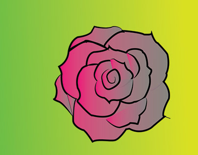 illustration of a rose //#illustration #adobe