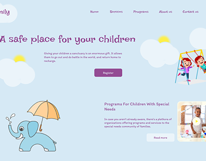 kindergarten main page
