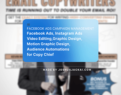 Facebook Ads + Instagram Ads Campaign for Copy Chief
