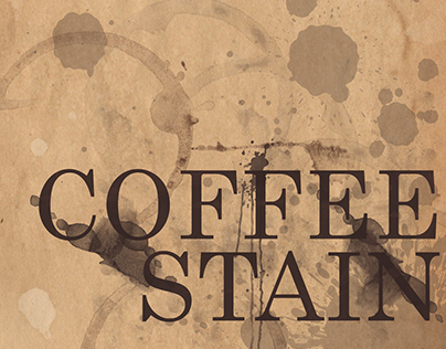 Photoshop Effect: Coffee Stain