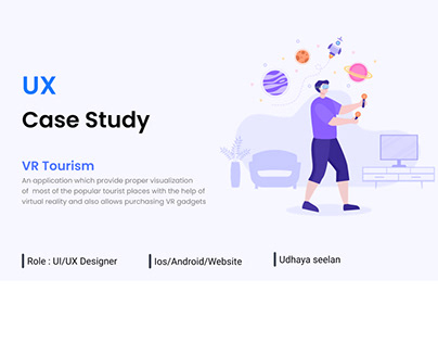 VR Tourism Application - UX/UI Case Study