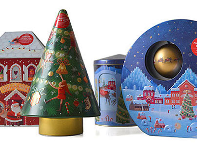 M&S Christmas Biscuit Tins