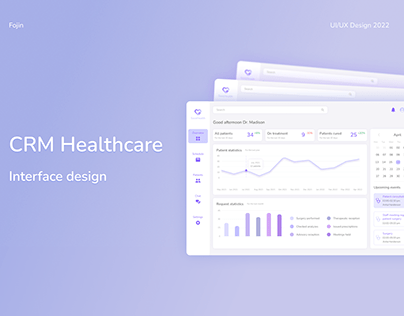 CRM Healthcare system interface design