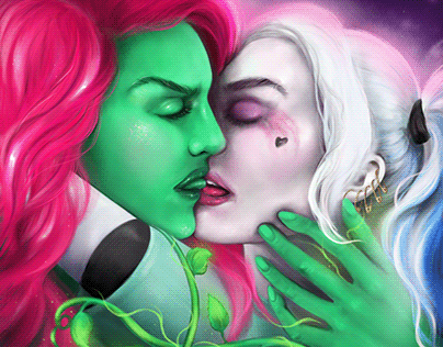 Harley Quinn and Poison Ivy | Harley Quinn | Fan Art