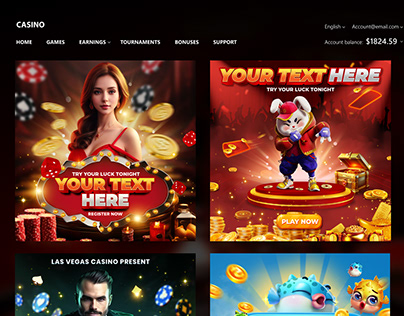 Casino Web Cover - DESIGN