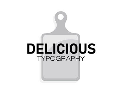 The food typography